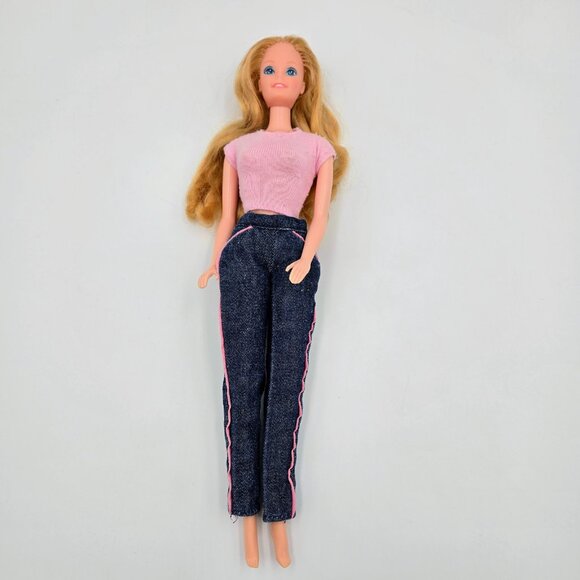 Fashion Jeans Barbie Doll 1981 5315 Superstar Era Outfit Vintage Mattel Read - Picture 14 of 16